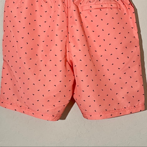 Nautica Pale Coral Dolphin Swim Trunks Sz L - Picture 7 of 8
